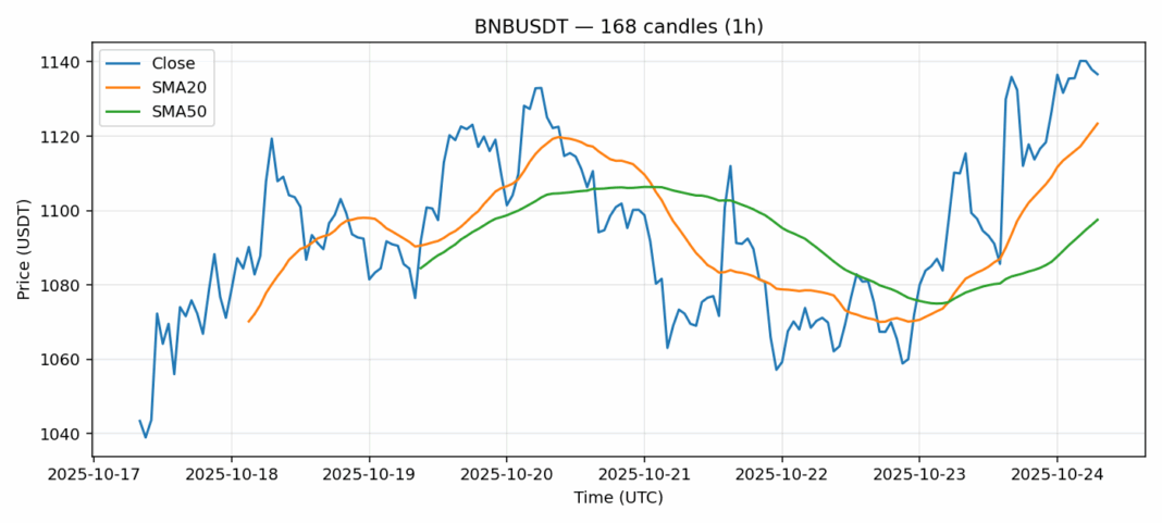 BNBUSDT chart